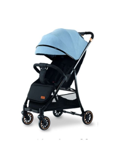One Way Push Baby Stroller - Blue - M676