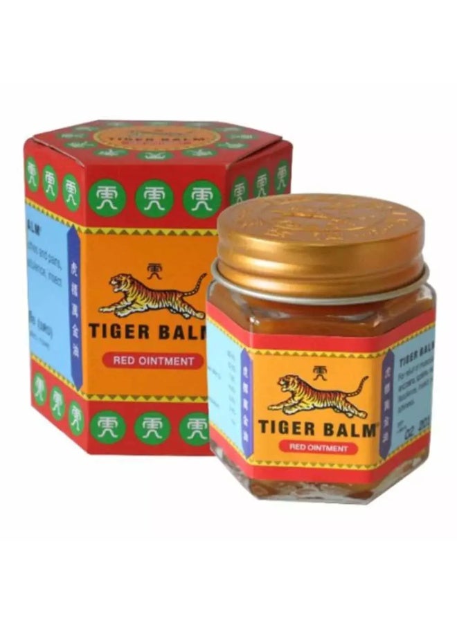 Tiger Balm مرهم تايجر بالمر الأحمر 19.4 جرام - Image 1
