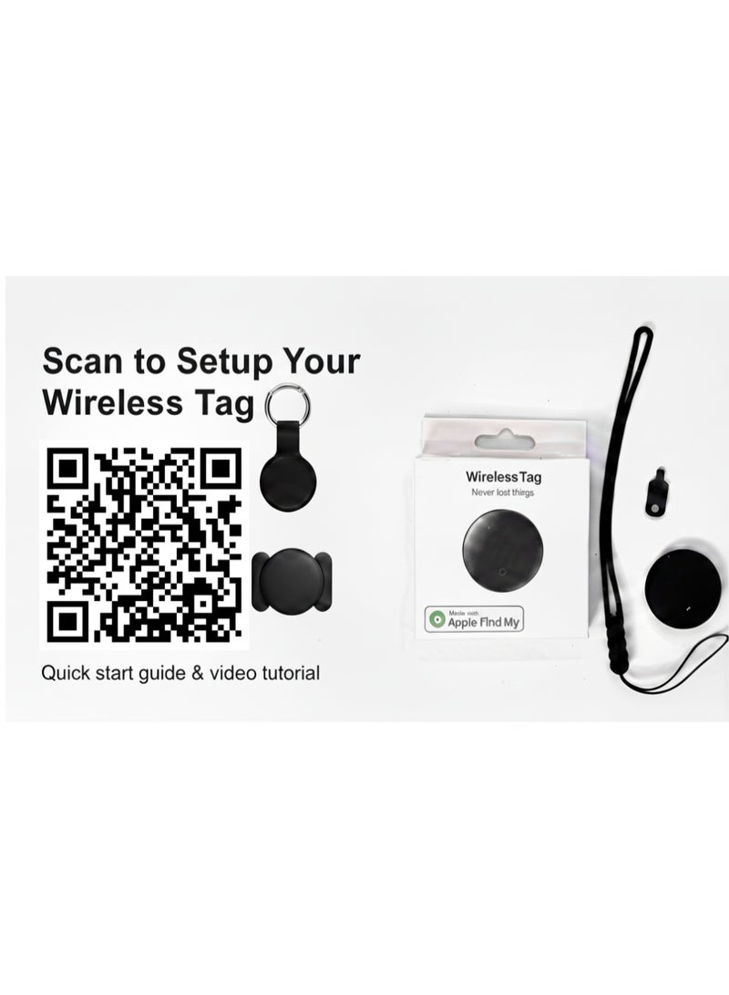 DEIN Bundle of Premium Bluetooth Tag - AirTag replacement - (IOS Only) with Keychain Holder Magnetic Mount Lost Item Locator Apple Find My Compatible, Worldwide Real-Time Tracking Device, Anti Theft, Pet Tracker, Car Tracker, Protective Case, Luggage Tracker and Finder - Image 2