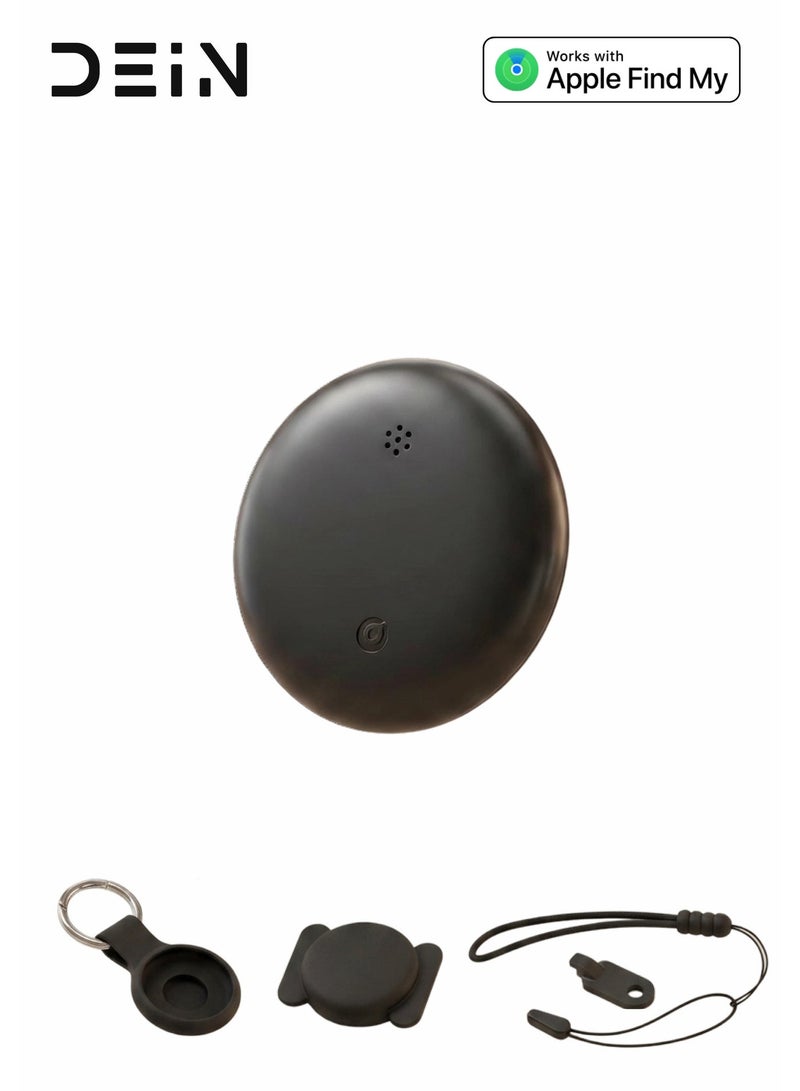 DEIN Premium Smart Tracker Tag for iPhone - AirTag Alternative Compatible with Apple Find My Network, Bluetooth Item Finder with Keychain, Magnetic Mount & Case - Image 2