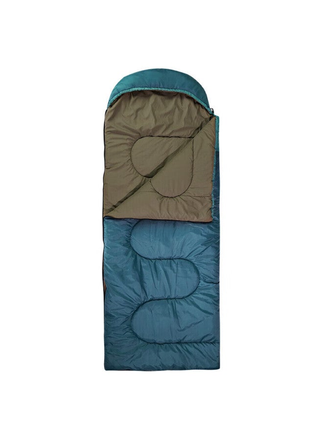 Alpint Mountain Envelope-style Hooded Sleeping Bag, Outdoor Camping Sleeping Bag For Adults, Moisture-proof, Soft, Form-fitting, All-season Sleeping Bag, Dual-purpose Quilt - Image 2