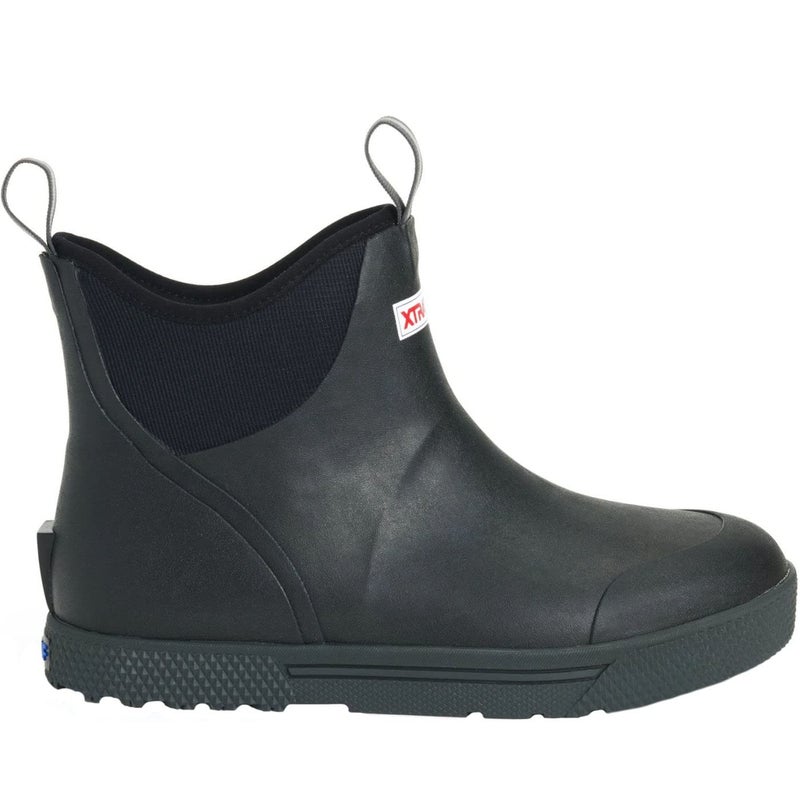 Xtratuf Men's Wheelhouse 6 Inch Ankle Deck Boot, Black, Size 9 - Image 1