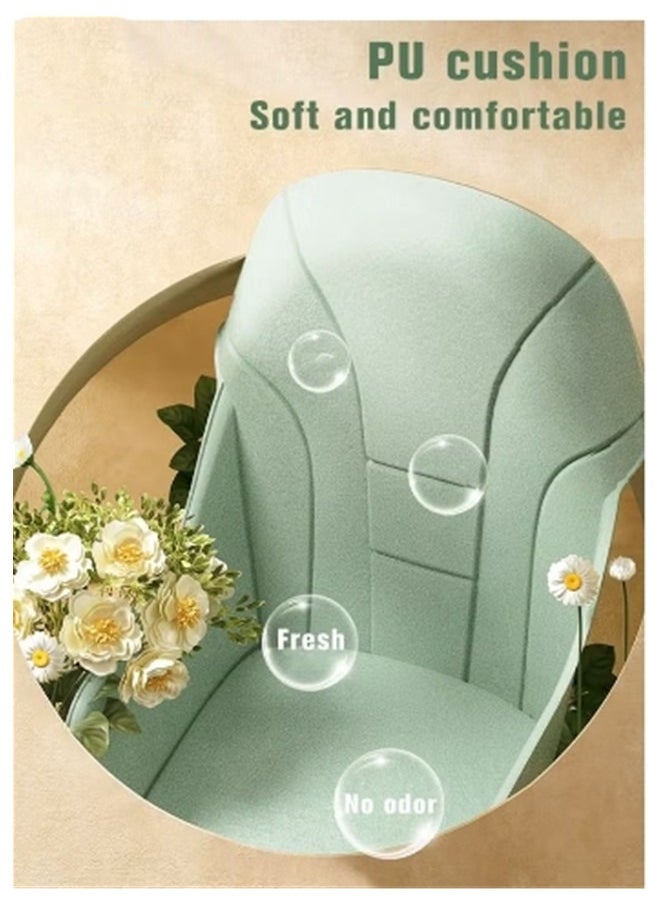 Baby High Chair for Toddlers, Foldable High Chairs with Adjustable Seat Heigh Recline with 4 Wheels and Removable Tray