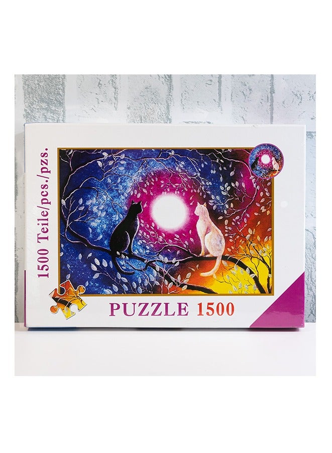 1500 Piece Puzzle Challenge Your Creativity and Intelligence  Perfect Gift and Family Time Activity  High Quality and Vibrant Colors  - Image 3
