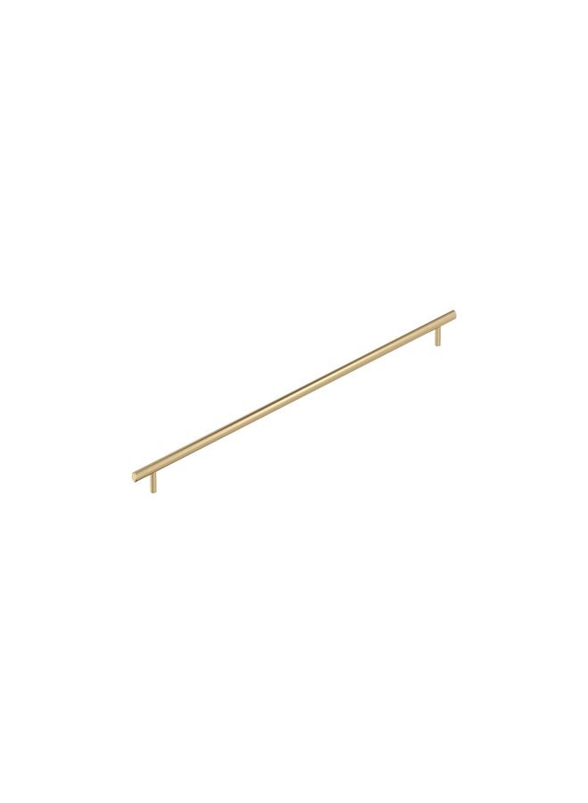 Amerock BP19019BBZ | Bar Pulls 30-1/4 inch (768mm) Center-to-Center Golden Champagne Cabinet Pull | Kitchen Cabinet Hardware | Furniture Hardware | Drawer Handle - Image 1