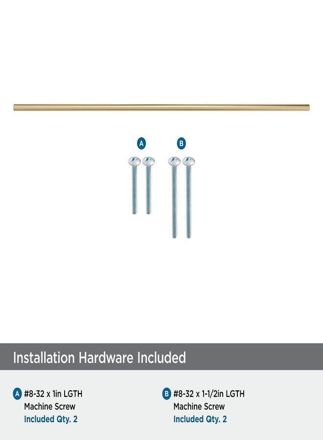 Amerock BP19019BBZ | Bar Pulls 30-1/4 inch (768mm) Center-to-Center Golden Champagne Cabinet Pull | Kitchen Cabinet Hardware | Furniture Hardware | Drawer Handle - Image 4
