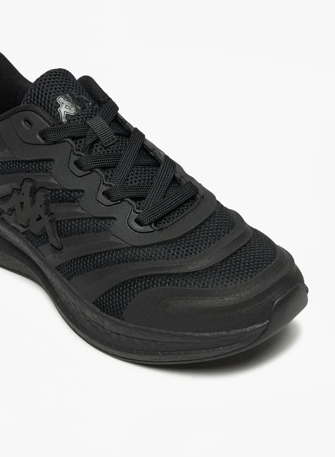 Kappa Women's Textured Walking Shoes with Lace-Up Closure