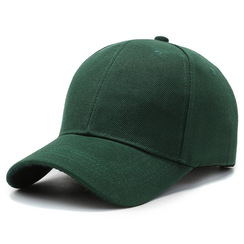 Fleece Baseball Cap Men Winter Warm Dad Hat Faux Leather - Image 1
