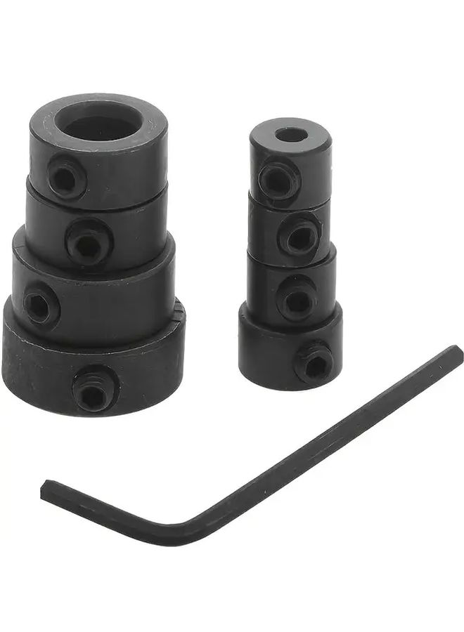 9Pcs Adjustable Drill Depth Stop Collar Limit Ring with Allen Wrench Set for Consistent Drilling - Image 3