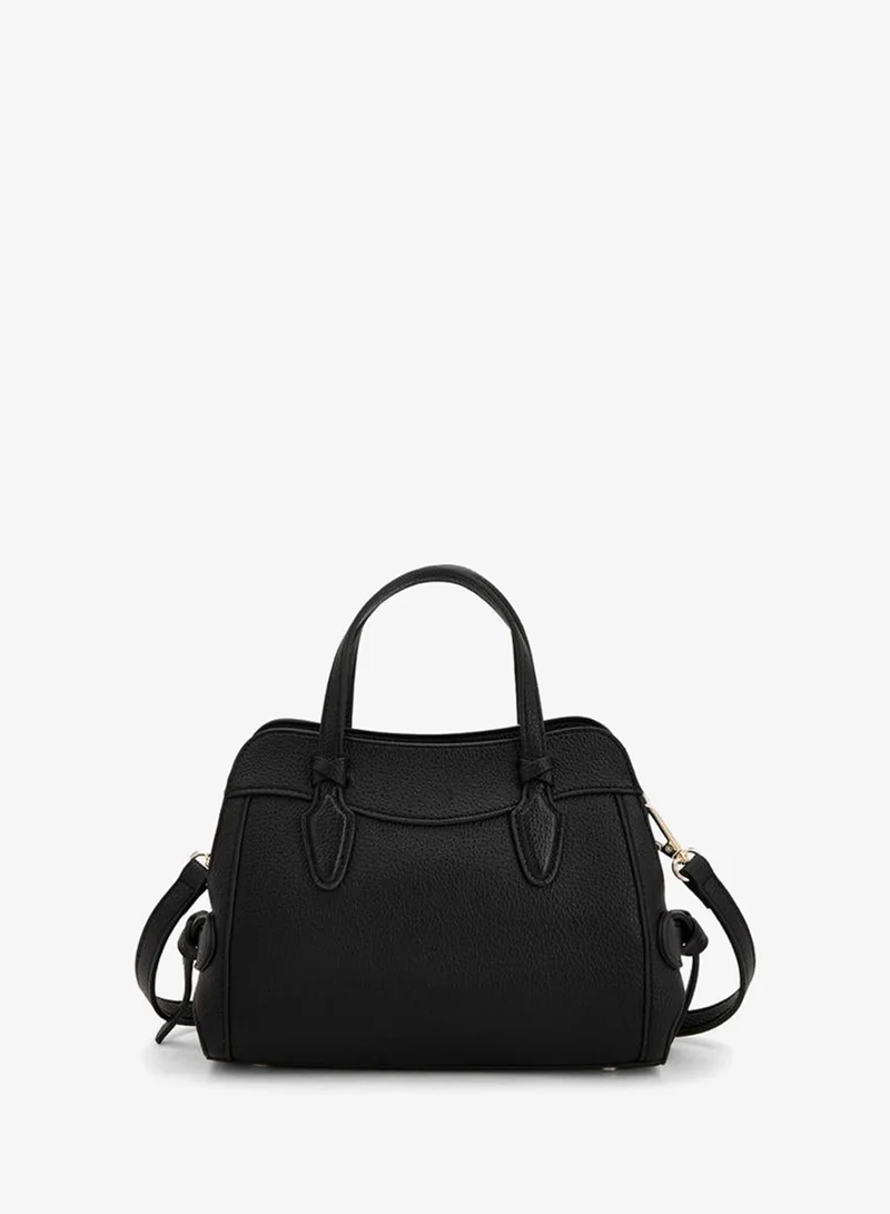 Celeste BLACK Textured Crossbody Bag With Tassel Detail for Women | Best Price UAE