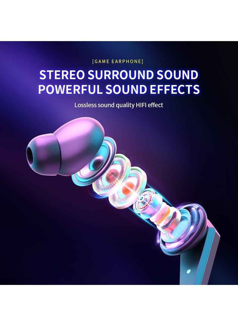 JBLTM Bluetooth 5.4 Headphones for Samsung S24 S23 FE S22 Ultra S21 FE Flip/Fold A54 A14 A13,True Wireless Noise Canceling Earbuds,Bluetooth Earbuds Earphones,Sweat Resistant,HD Mic,Deep Bass for iPhone 15  - Image 4