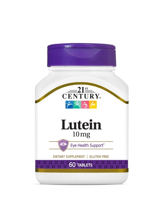 21st Century Lutein 10 mg Tablets, 60 Count - Image 1
