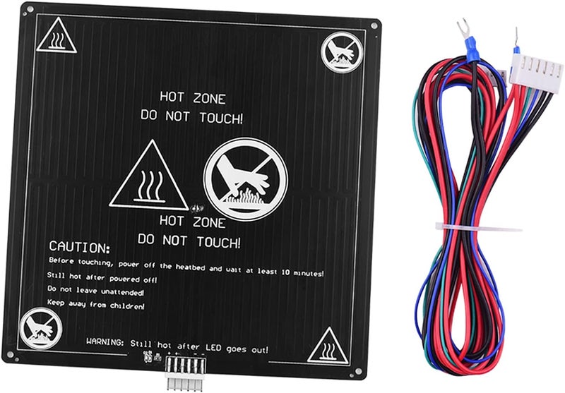 مريح في القبضة سرير تسخين ألومنيوم aqxreight، 12V 120W، مقاس 220x220x3 مم مع كابل سلكي، لأجزاء طابعة ثلاثية الأبعاد Anet A8 A6 تجهيز المخزون في المستودعات المركزية ترتيب على الأرفف مواد مطورة عامة - Image 2
