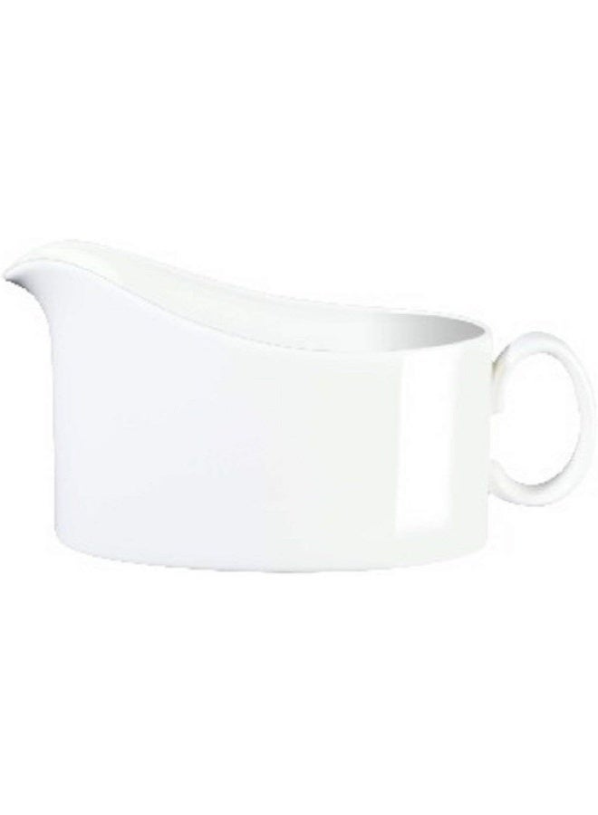 وعاء صلصة للطاولة 1942013، بورسلين أبيض لامع 15.20 x 9.50 x 7 سم