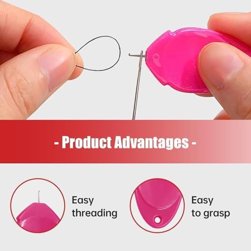OTXKXBLP 10 Pcs Needle Threader for Hand Sewing,2025 New Upgraded Automatic Sewing Machine Needle Threader Tool,Embroidery Simple Needle Threader,Automatic Threading Aid Needle Threader Tool - Image 4