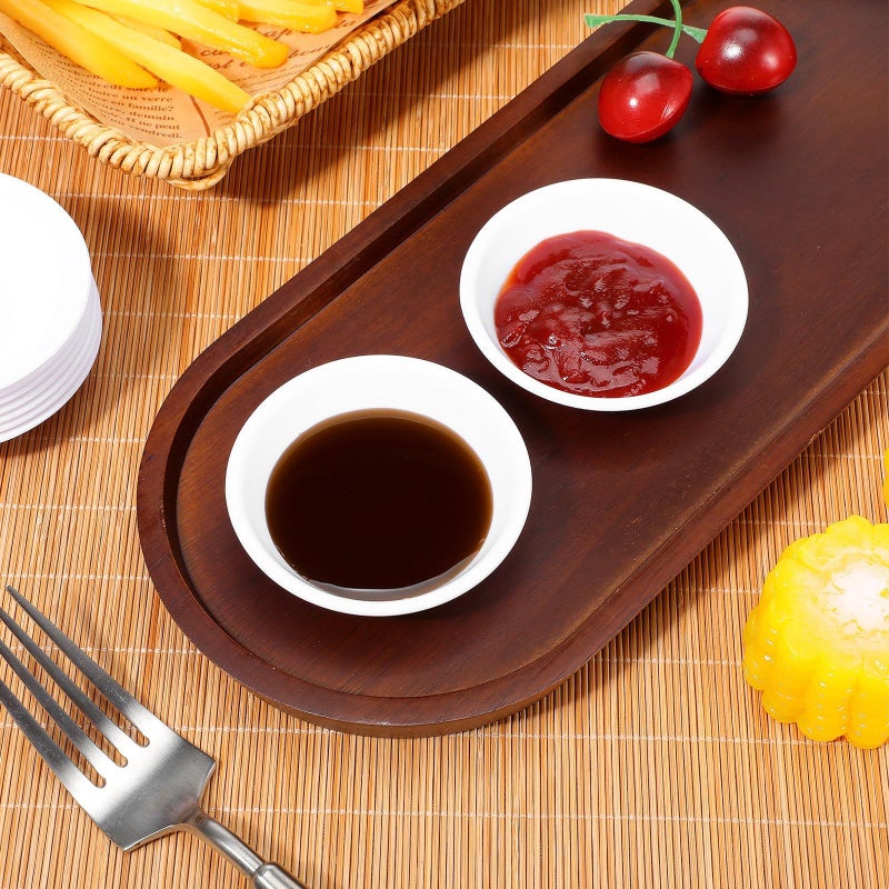 40 Pcs Mini Plastic Sauce Bowls For Dipping Soy Vinegar Party Appetizer Plates Bbq Home Kitchen - Image 3