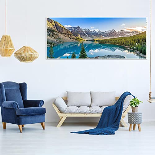 JATOK 5D Diamond Painting Kits for Adults DIY Large Mountain Full Round Drill 355 x 157 inch Crystal Rhinestone Embroidery Pictures Arts Paint by Number Diamond Art Kits for Home Wall Decor - Image 3