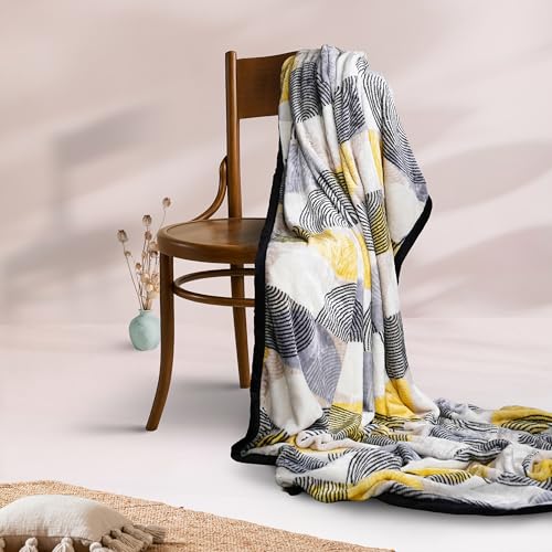 MYTRIDENT Home Essential Flannel Printed Blanket for Winter Double Size (220 cm x 240 cm), 290 GSM, Ethan - Image 5