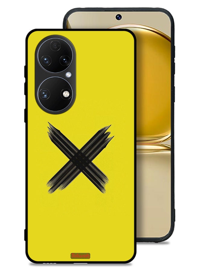 Tolwak Huawei P50E Protective Case Cover X Pattern - Image 1