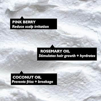 UpCircle Shampoo Crme with Rosemary Oil Pink Berry Gentle Formulation To Soothe Cleanse Coconut Grapefruit oil Natural Vegan CrueltyFree - Image 3