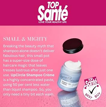 UpCircle Shampoo Crme with Rosemary Oil Pink Berry Gentle Formulation To Soothe Cleanse Coconut Grapefruit oil Natural Vegan CrueltyFree - Image 5