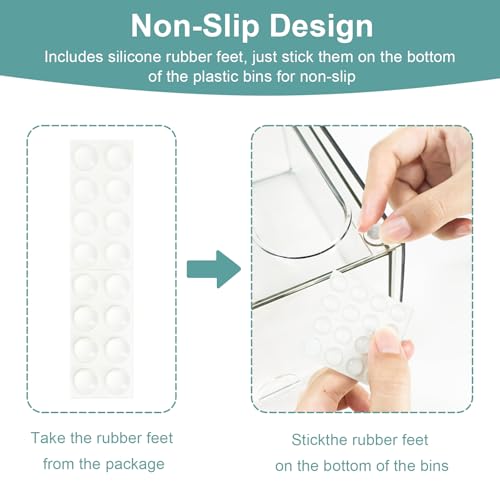 LANLISA 3 Tea and Coffee Organizer and Storage, Acrylic Tea Bag Holder Organizer, Plastic K Cup Drawer Container for Cabinet - Image 4