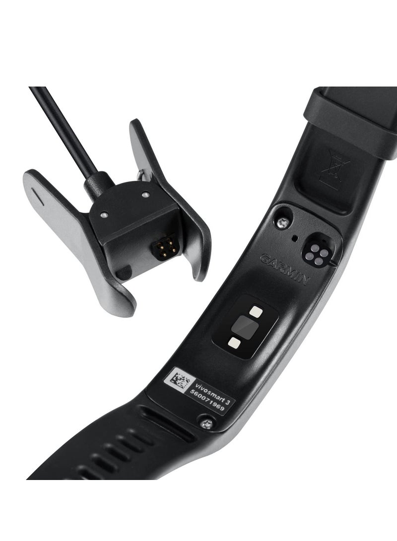 Plastic Charging Cradle Clip Smart Watch 1m USB Charger Data Cable Wire Cord Compatible with Garmin Vivosmart 4 - Image 4