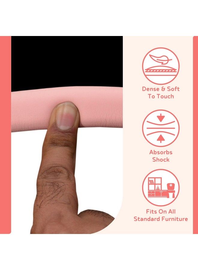BABYSAFEHOUSE Pre Taped Furniture Edge Guard And Corner Protector 6.5Ft Edge + 4 Corner Guards (Pink Color) For Baby Proofing & Child Safety - Image 5