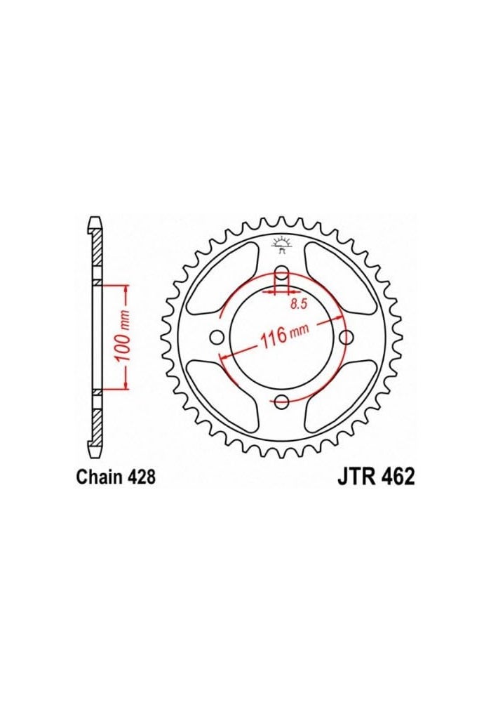 JT Sprockets 50T Steel Rear Sprocket - Image 2