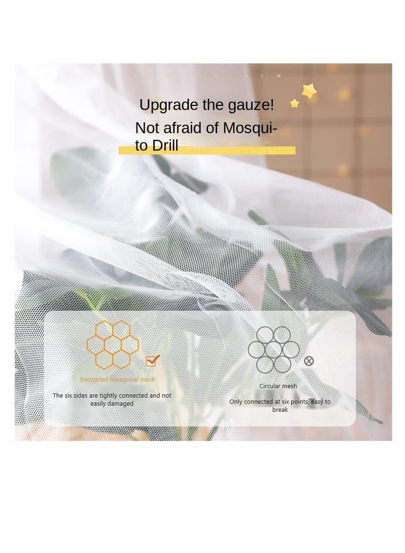 Bluejw Bed Canopy Tents Curtain Blackout Curtain Single Bed Tent Curtain Student Shading Cloth Bed Canopy Mosquito Net Student Sleep Privacy Protection - Image 3