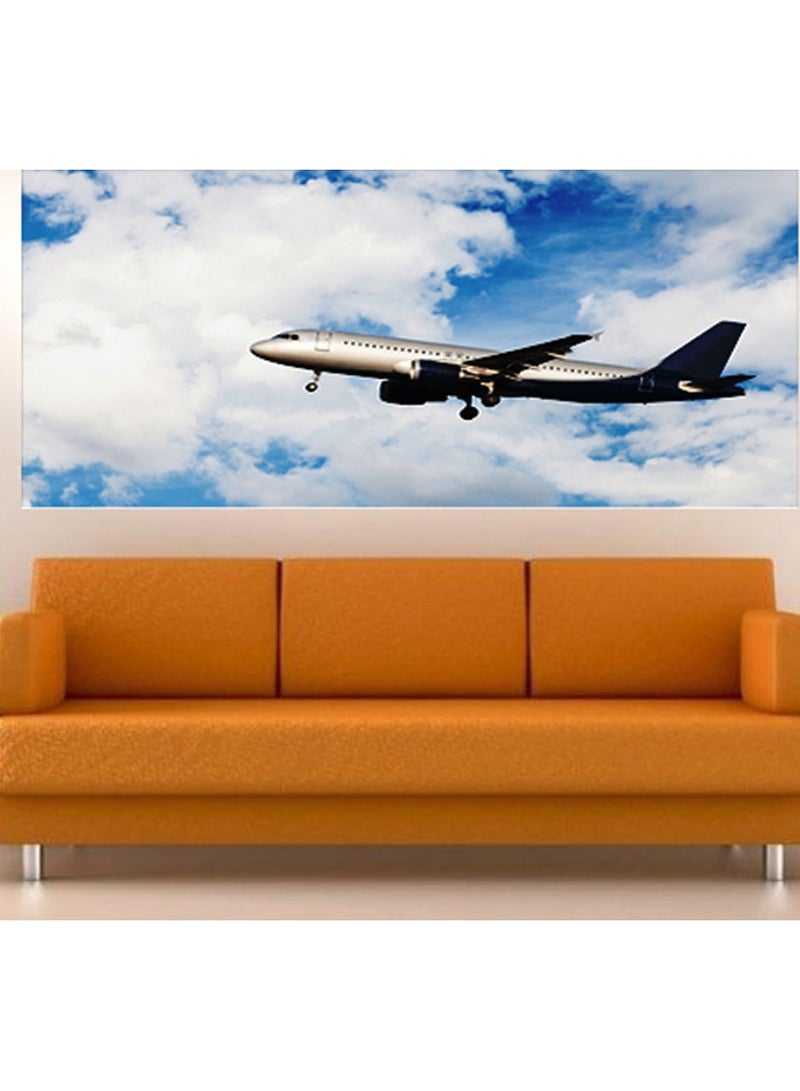 A beautiful and modern banner with a stunning and elegant flying plane design. It is 110 cm × 180 cm in size. - Image 4