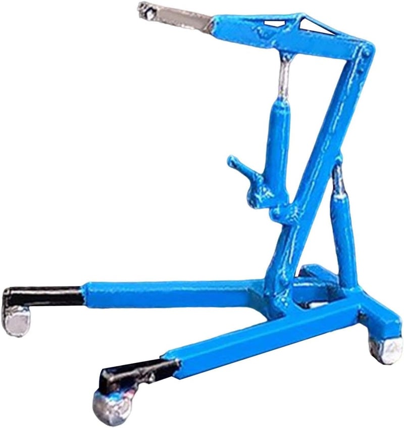 Blue 1 64 Scale Engine Hanger Model Classic Collectible Ornament For Car Workshop Garage Scene - Image 1