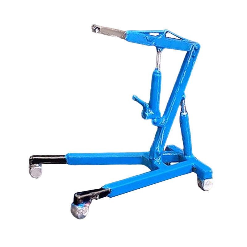 Blue 1 64 Scale Engine Hanger Model Classic Collectible Ornament For Car Workshop Garage Scene - Image 2