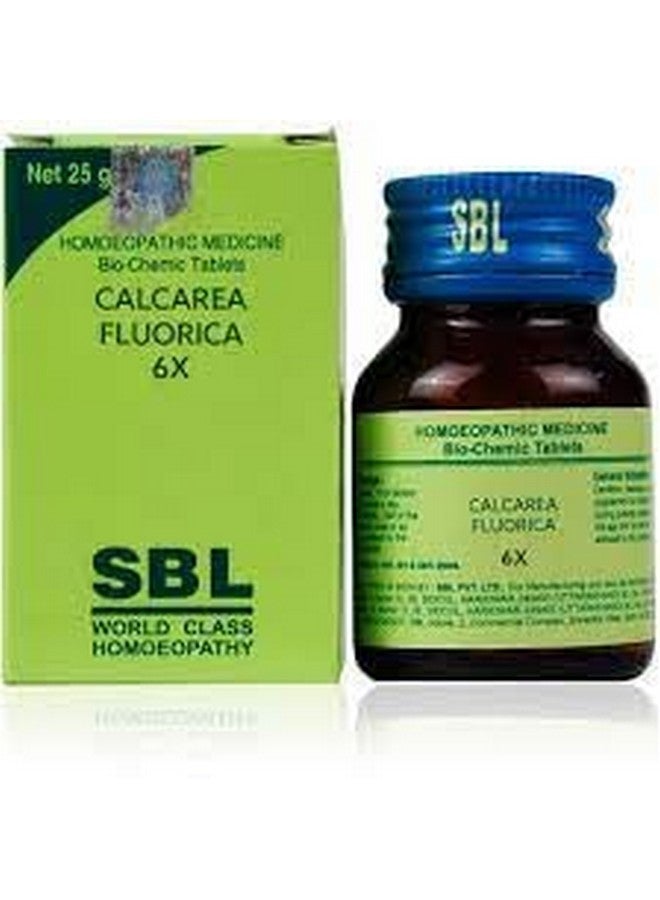 SBL Calcarea Fluorica 6X -25GM Tablets (Pack of 2)