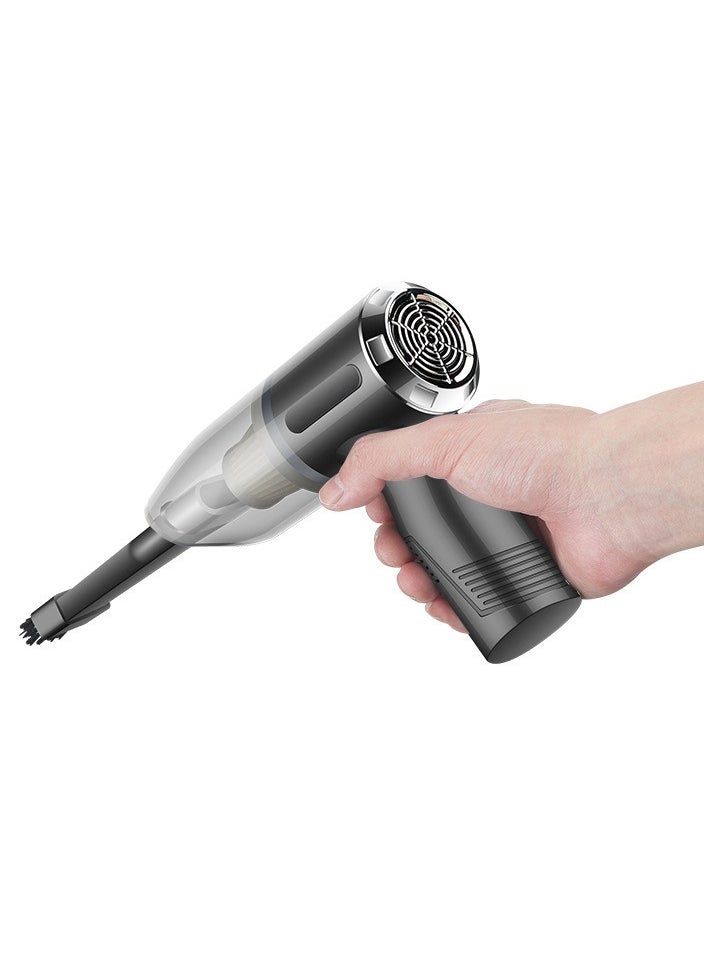 JEEJPV Car Vacuum Cleaner Car Wireless Charging Vacuum Cleaner Home Handheld Small High Power Dust Collector 