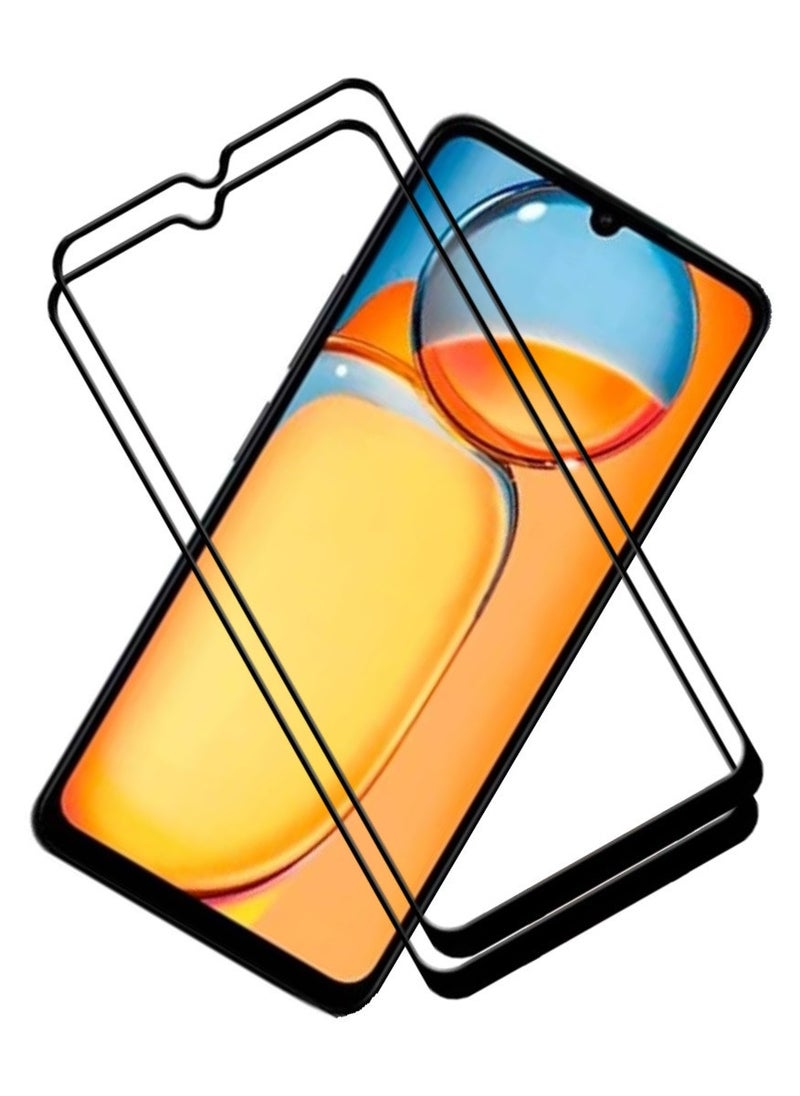 ACLIX 2 Pieces Antistatic ESD Dustproof Premium Quality High Definition Tempered Glass Screen Protector Designed For Xiaomi Redmi 13C - Image 1