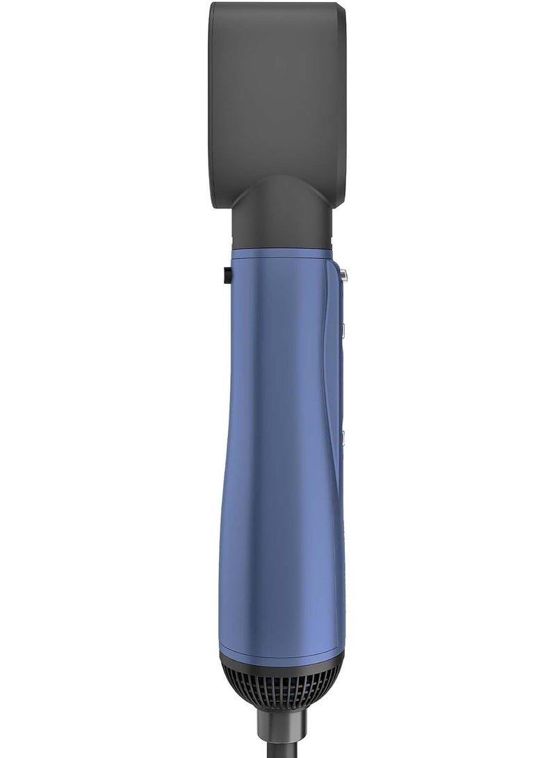 Rush Brush Plus 6 Air Styler - 5 Different Heads - 1300 Watts - 3 Heat/2Speeds - 30000 RPM - Ionic Technology - Navy Blue - Image 3