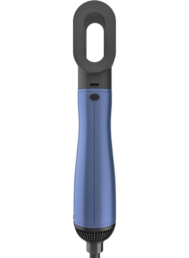 Rush Brush Plus 6 Air Styler - 5 Different Heads - 1300 Watts - 3 Heat/2Speeds - 30000 RPM - Ionic Technology - Navy Blue - Image 4