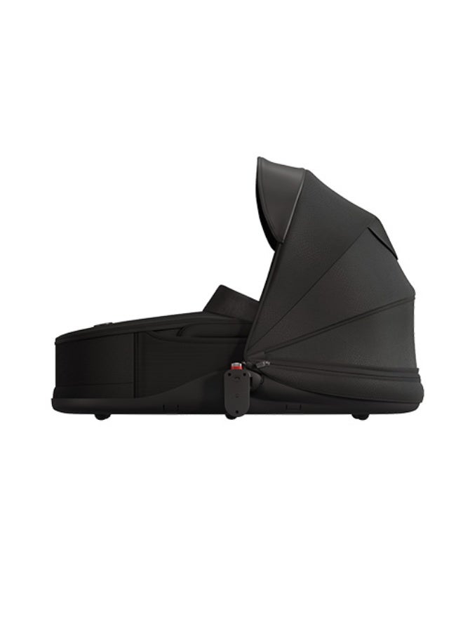 Mima Creo Combi Stroller | Black Frame with Matching Seat & Hood | Luxury Compact Fold Strolle - Image 5