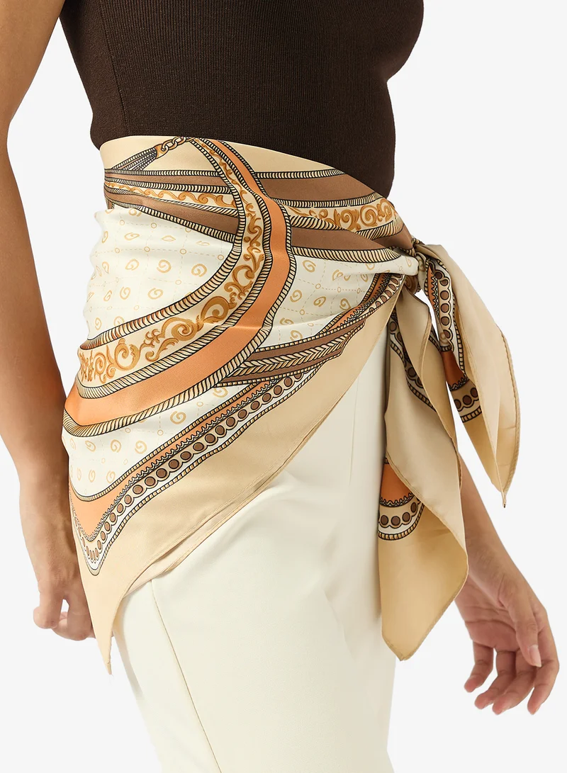 جينجر Satin Headscarf