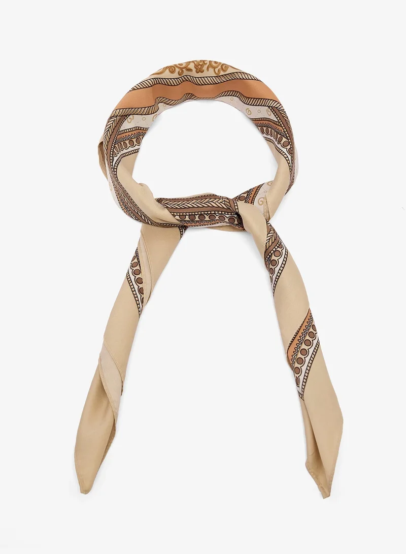 Ginger Satin Headscarf