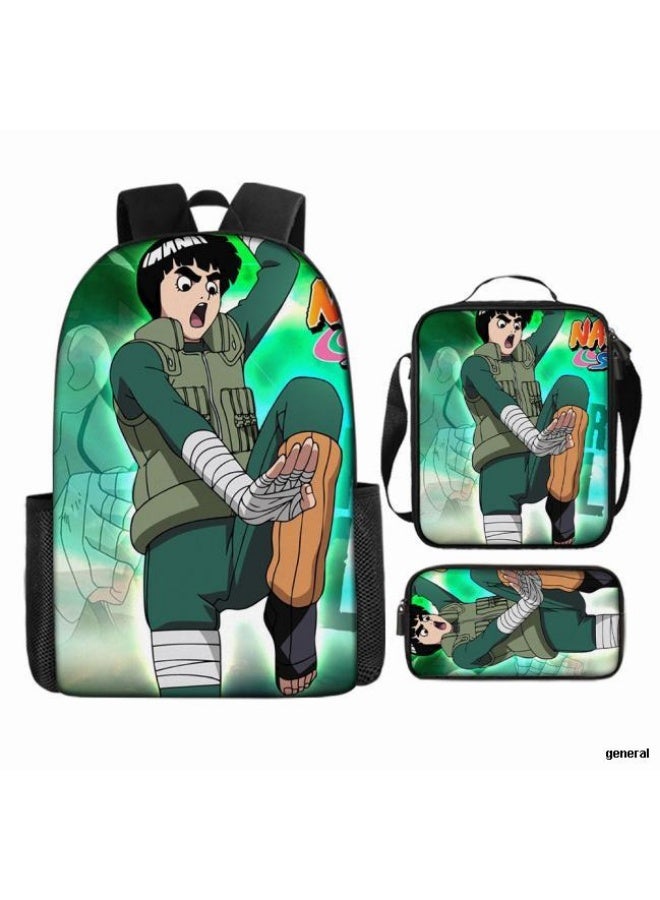 عام حقيبة ظهر مطبوعة بالرسوم المتحركة + مجموعة حقائب اليد + القلم، مجموعة حقائب عملية من ثلاث قطع (يمكن استخدام الطلاب والأطفال ونزهات الأصدقاء ورياضات تسلق الجبال وما إلى ذلك) - 24 - Image 1