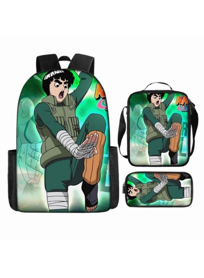 عام حقيبة ظهر مطبوعة بالرسوم المتحركة + مجموعة حقائب اليد + القلم، مجموعة حقائب عملية من ثلاث قطع (يمكن استخدام الطلاب والأطفال ونزهات الأصدقاء ورياضات تسلق الجبال وما إلى ذلك) - 24 - Image 2