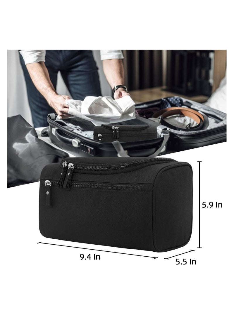 Captaintech Hanging Toiletry Bag for Men & Women, Portable Travel Kit Cosmetic Organizer, Waterproof Makeup Shower Bag Shaving Dopp Kit for Travel, Trip, Vacation, Gym, Airplane - Image 4