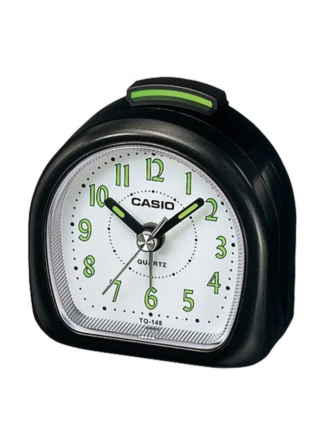 CASIO Analog Alarm Desk Clock Black/Green/White - Image 1