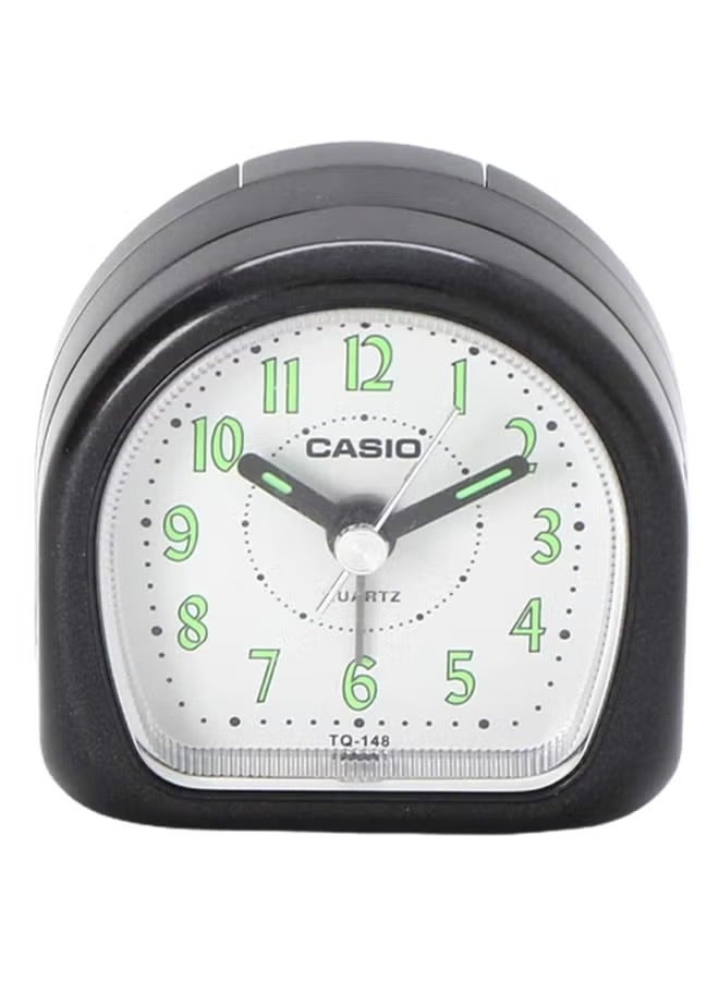 CASIO Analog Alarm Desk Clock Black/Green/White - Image 2