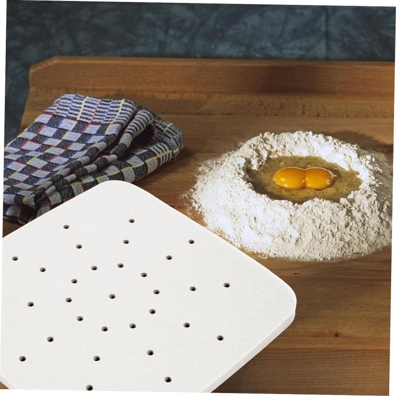 White Non Stick Air Fryer Paper Liners 200 Pcs Oil Proof Parchment Baking Sheets Grease Resistant Cooking Supplies - Image 5