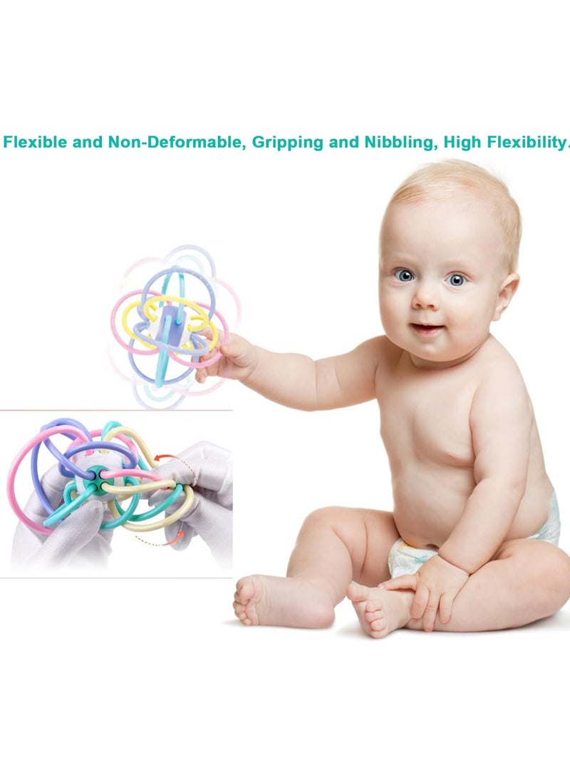 لعبة Teether للأطفال لعبة الأطفال 0-12 شهور بالإضافة إلى مربع التخزين -14 جهاز كمبيوتر شخصي BPA مجاني لعبة الأسنان الناعمة من السيليكون لعبة الألعاب الحسية للأطفال حديثي الولادة هدايا 3 6 9 12 شهور للتعليم المبكر - Image 5