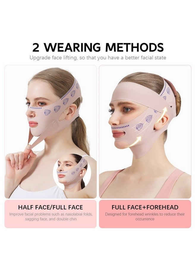 MAYCREATE¬Æ V Line Face Lifting Mask, Double Chin Reducer Jaw Line Shaper, Face Toning Belts, Lifting and Firming Compression Strap for Sleeping Anti-wrinkle Skin Tightening Belt for Slim Lift - Image 2