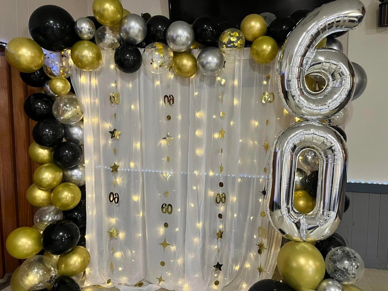 IWERP Silver Number 0 Balloon 40 Inch, 0 Balloon Number for 10th 20th 30th 40th 50th 60th Birthday Decorations, Silver Party Supplies - Image 2